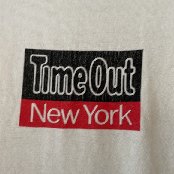 VINTAGE 1990s ⭐️ TIME OUT NEW YORK t-shirt Large - Picture 4 of 15